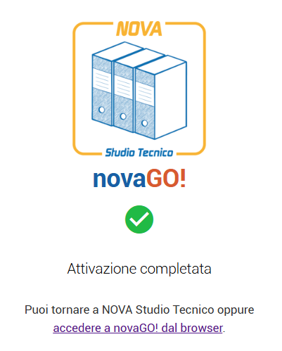 Attivazione licenza di novaGO!